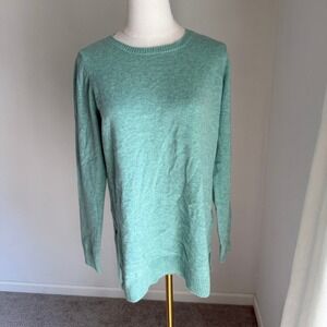 NWT Sofia Cashmere Womens Seafoam‎ Green 100% Cashmere Crewneck Sweater Medium